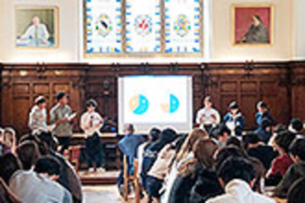 法政大学 Overseas Study Program（OSP）で、英国オックスフォード大学の学生と交流