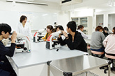 東海大学 健康科学実験では、生命科学、食品化学、生理・生化学に関する実験も行います。