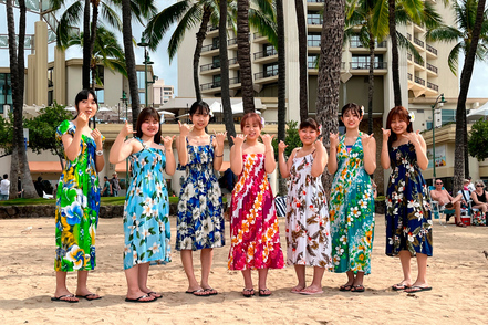 広島女学院大学 1・2年次の春休みに10日間、ハワイで海外フィールドワークを実施します