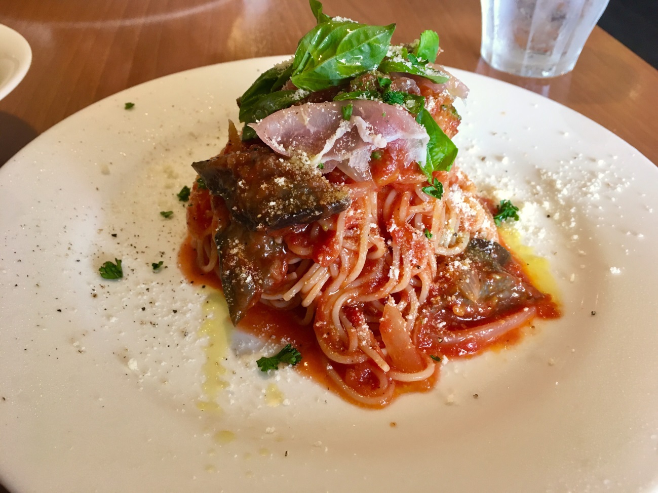 ＜終日勤務する平日の食事＞夜（イタリアンレストランで外食）