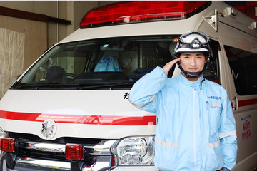 救急救命士として働く安藤　海斗さん
