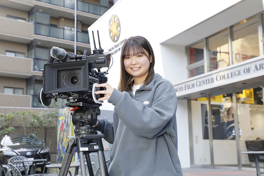 東京俳優・映画＆放送専門学校／在校生のキャンパスライフレポート(映画制作科 カメラ撮影・照明スタッフ専攻 1年生 土田 真央さん)【スタディサプリ  進路】