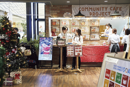 千葉商科大学 コミュニティカフェ・プロジェクトで期間限定のカフェを学外にオープン