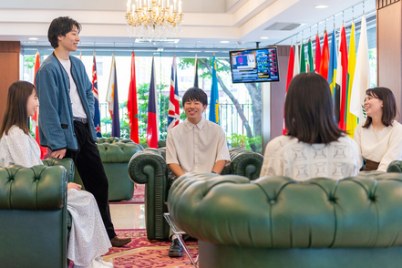 名古屋商科大学 サークルを立ち上げたりと自主性を磨ける環境。また、全学年が受けられる授業もあり、学年を超えた交流が盛ん