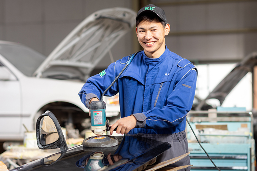 久留米自動車工科大学校の学生