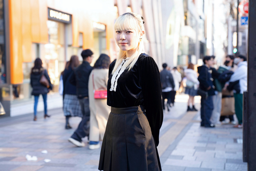 青山ファッションカレッジの学生