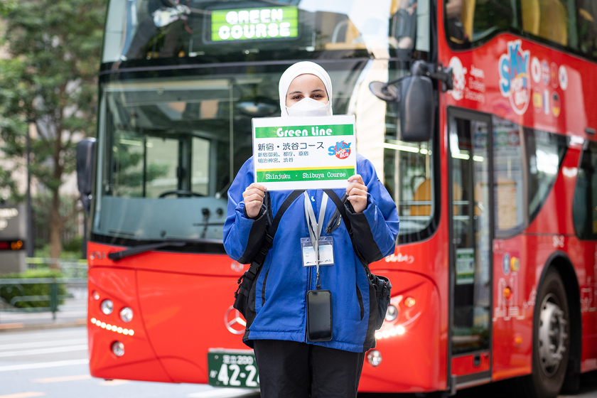 ＪＴＢツーリズムビジネスカレッジの学生