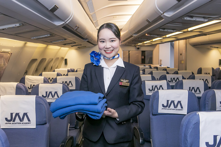 日本航空大学校・北海道校 新千歳空港キャンパスの学生