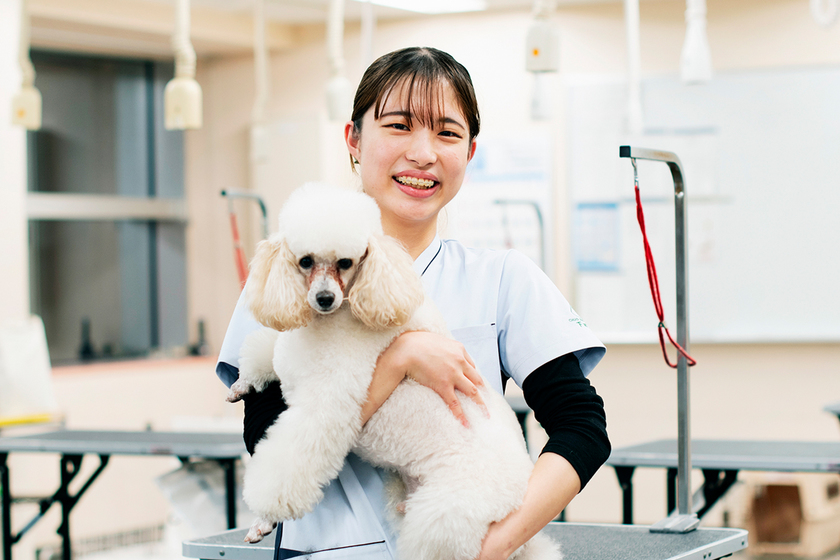 中央動物専門学校の学生