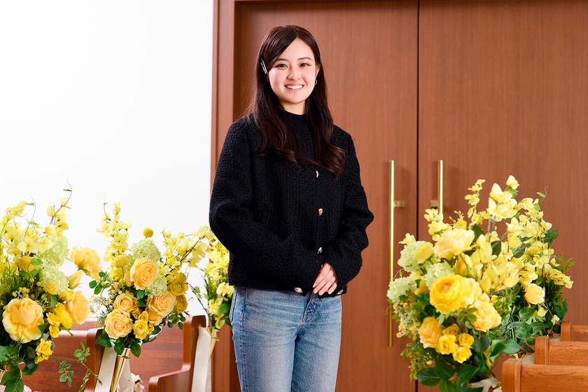 名古屋外語・ホテル・ブライダル専門学校の学生