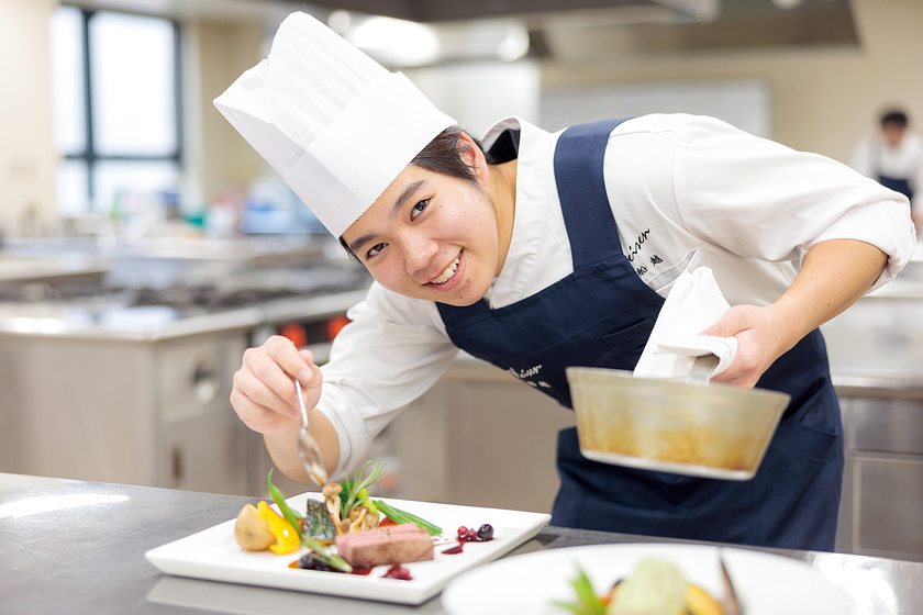 札幌調理製菓専門学校の学生