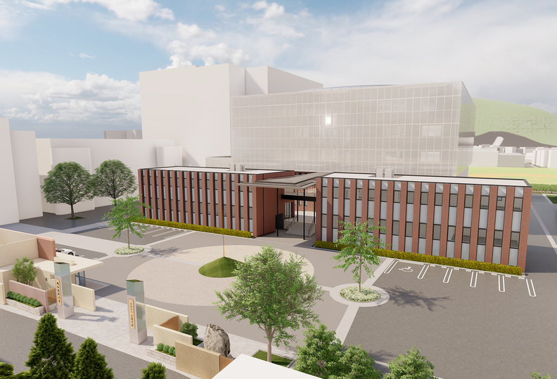 岡山商科大学の風景