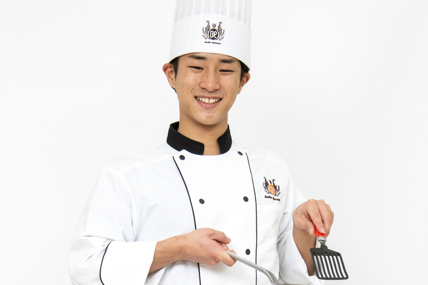 東京ベルエポック製菓調理専門学校の学生