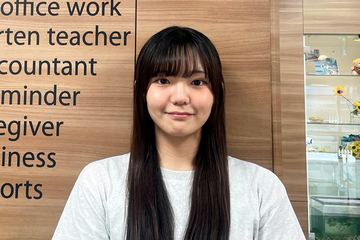 在校生の橋本　涼菜さん