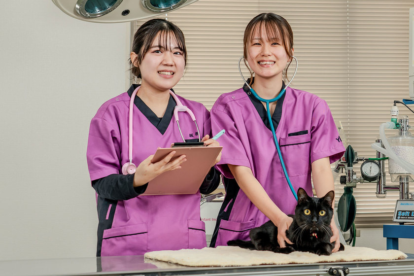 ＹＩＣ京都ペット総合専門学校の学生