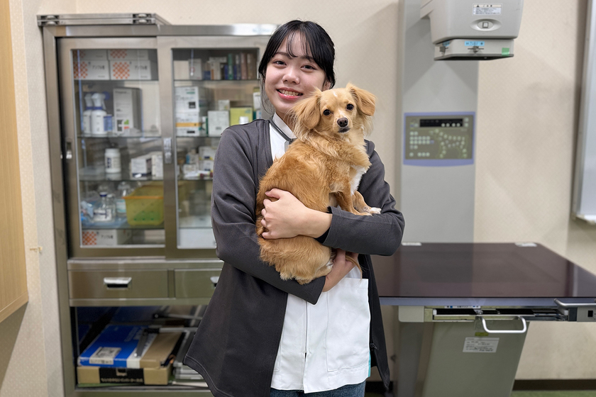 大阪ＥＣＯ動物海洋専門学校の学生