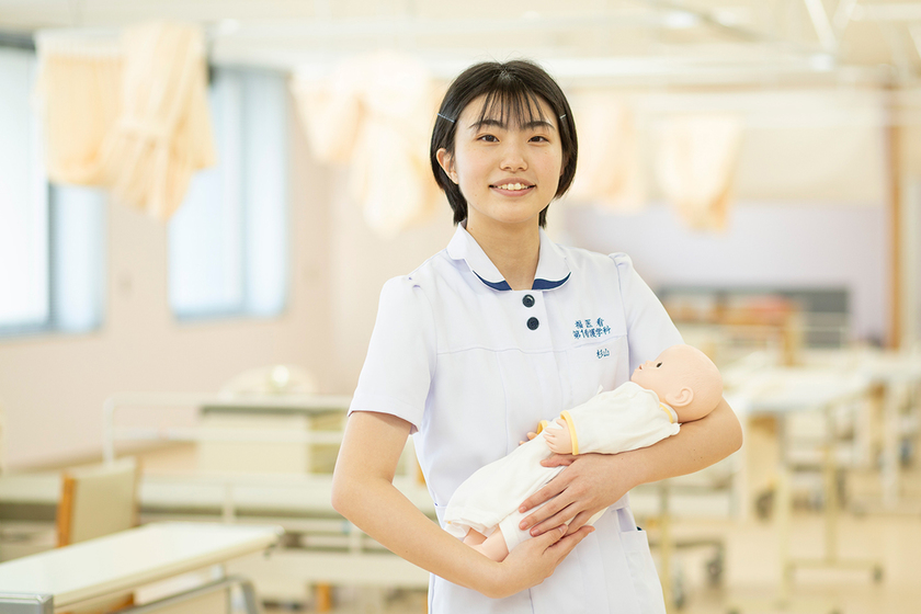 福岡市医師会看護専門学校の学生