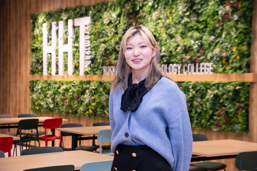 北海道ハイテクノロジー専門学校の学生