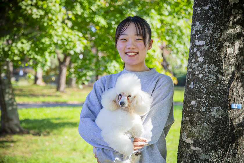 北海道エコ・動物自然専門学校の学生