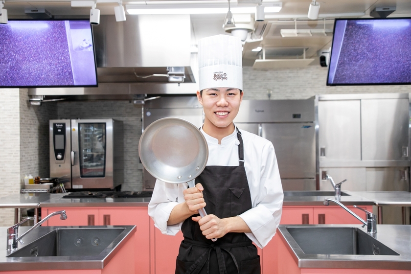 札幌ベルエポック製菓調理専門学校の学生