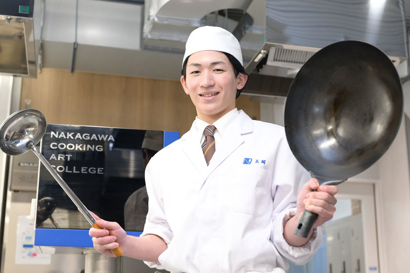 中川学園調理技術専門学校の学生