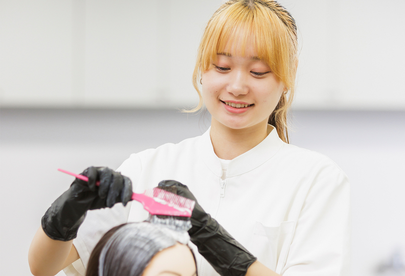 静岡県美容専門学校の風景