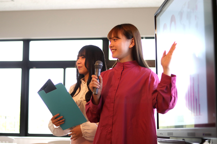 北海道武蔵女子大学 少人数のPBLプロジェクトで、仲間を巻き込む、一緒に取り組む「協働力」を武蔵では学べます