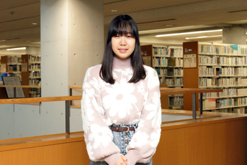 在校生の小林　紅瑠実さん
