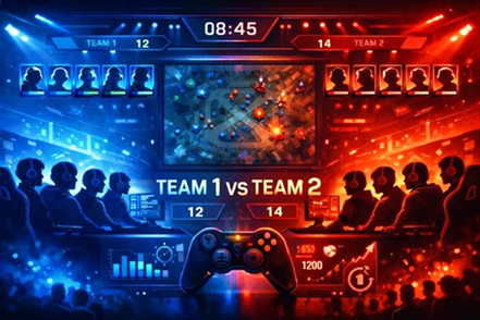 愛知産業大学 「eスポーツ基礎／応用」では、ゲームの操作や対戦を支えている技術や仕組みを学びます