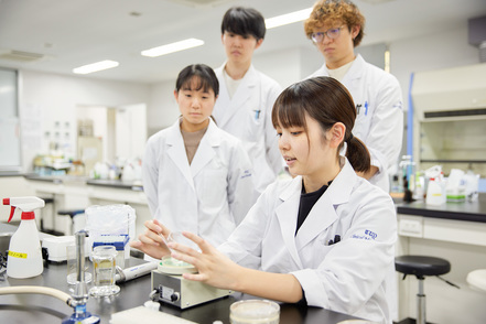 桐蔭横浜大学 研究室で最新の研究に触れ、学びに磨きをかけます。