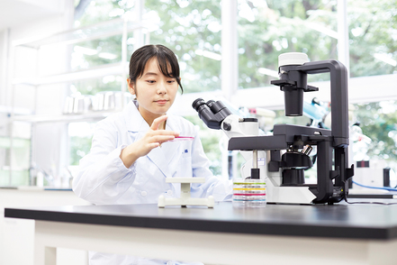 十文字学園女子大学 実験や実習、実技、グループワークやプレゼンテーションなど多彩な授業を取り入れています