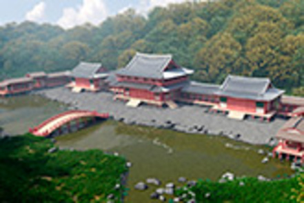 湘南工科大学 源頼朝が鎌倉に建立した史跡永福寺をCG技術で復元。VRやARのデジタルコンテンツを制作・開発し、文化財のIT化を進めています