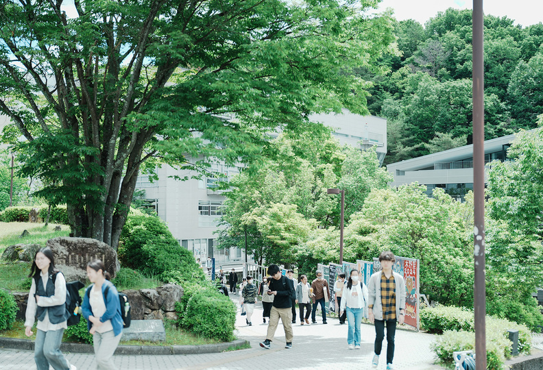 京都精華大学の風景