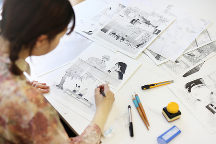 京都精華大学 日本初、そして唯一のマンガ学部。マンガ教育の先頭を走り、世界的なマンガ研究機関「京都国際マンガミュージアム」も運営