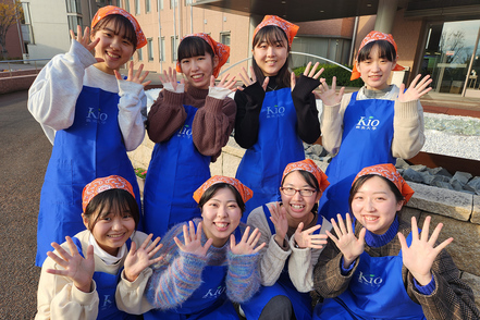 畿央大学 レシピ開発の一環として学食を運営している会社とコラボレーションし、在学生の野菜不足を解消するためのパスタメニューを開発