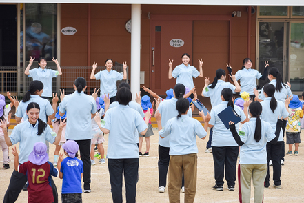ＩＰＵ・環太平洋大学 「東岡山IPUこども園」で授業と連携した学習や保育実習を継続的に実施。保育者としての専門性・実践力を身につける