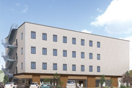 明治国際医療大学 農学部での学びの軸となる実験や演習、実習を行うための新校舎をキャンパス内に設置。