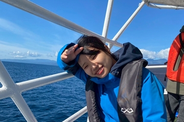 在校生の佐々木　日菜乃さん