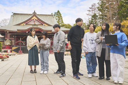 常磐大学 総合政策学科では地域を歩き、地域の魅力を発見、発信することで地域活性化を実践的に学びます。