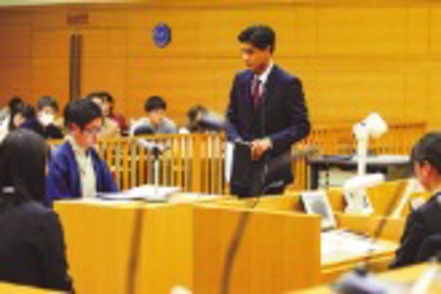 龍谷大学 「法律事務実務」の授業の一環として、模擬裁判を実施