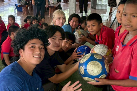 天理大学 国際参加プロジェクト－タイ　現地の小学校での活動