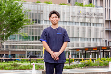 卒業生の清水　大輝さん