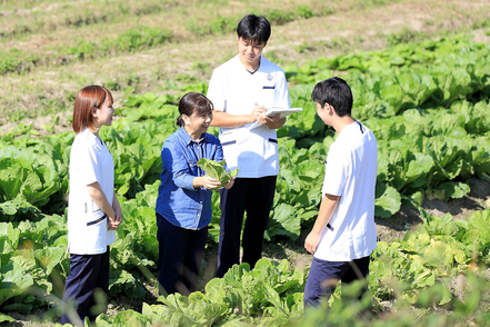 和泉大学 広大なイネーブルガーデンで学べる「園芸療法」。指定された科目を修得することで資格が取得できます
