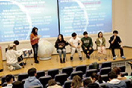 東海大学 上級生が下級生に留学の魅力を紹介。