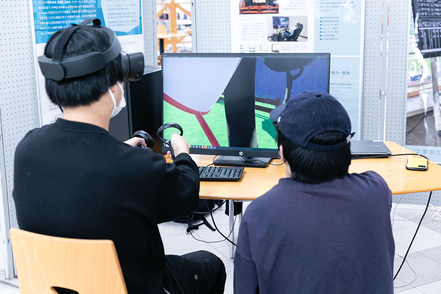 八戸工業大学 VR空間でのシュミレーション。試行錯誤を繰り返し、次世代のデジタル体験を形にします。
