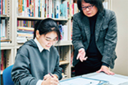 吉備国際大学 第一線で活躍する先生から学び、自身の個性と魅力的な作画を実現する描画力を獲得。業界の即戦力として活躍できる人材に