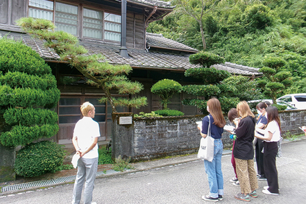 岡山商科大学 観光・地域実習Iの様子
