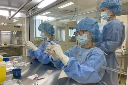 福山大学 注射剤調製の練習