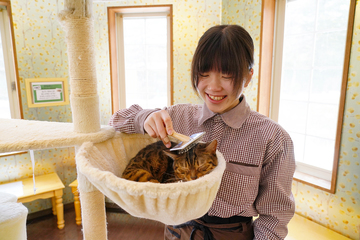 卒業生の河西　美穂さん