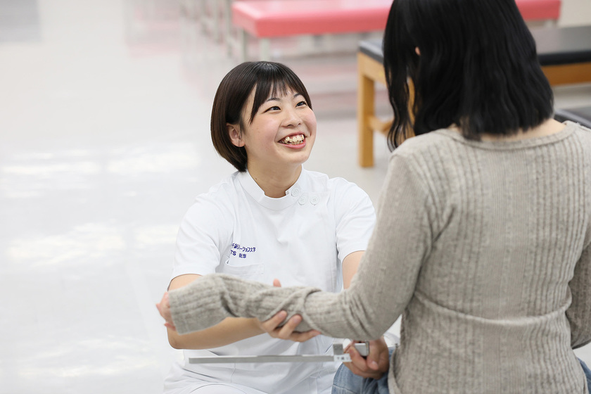 北海道千歳リハビリテーション大学の学生
